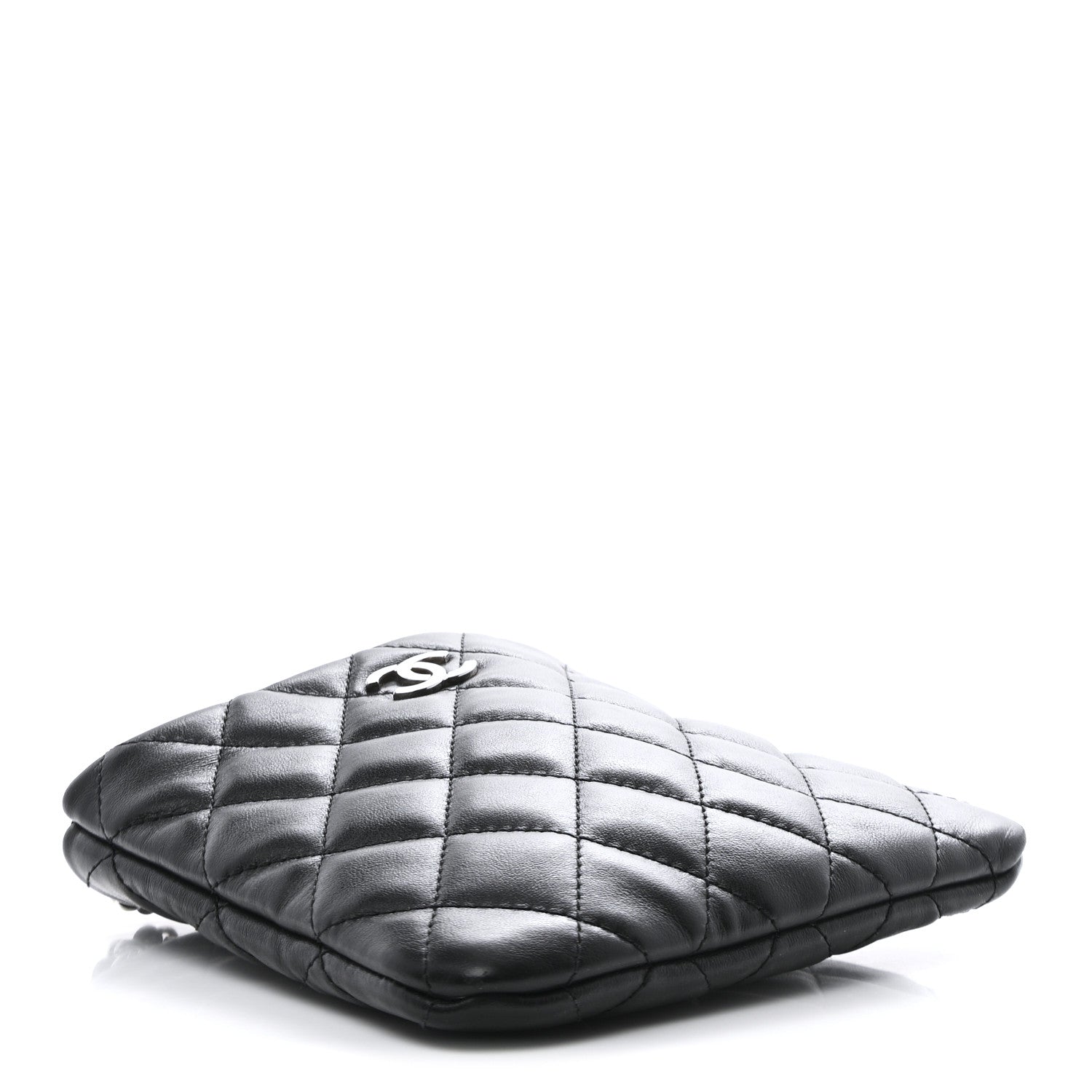 Chanel Lambskin Quilted Crossbody Bag Black 7 of 23