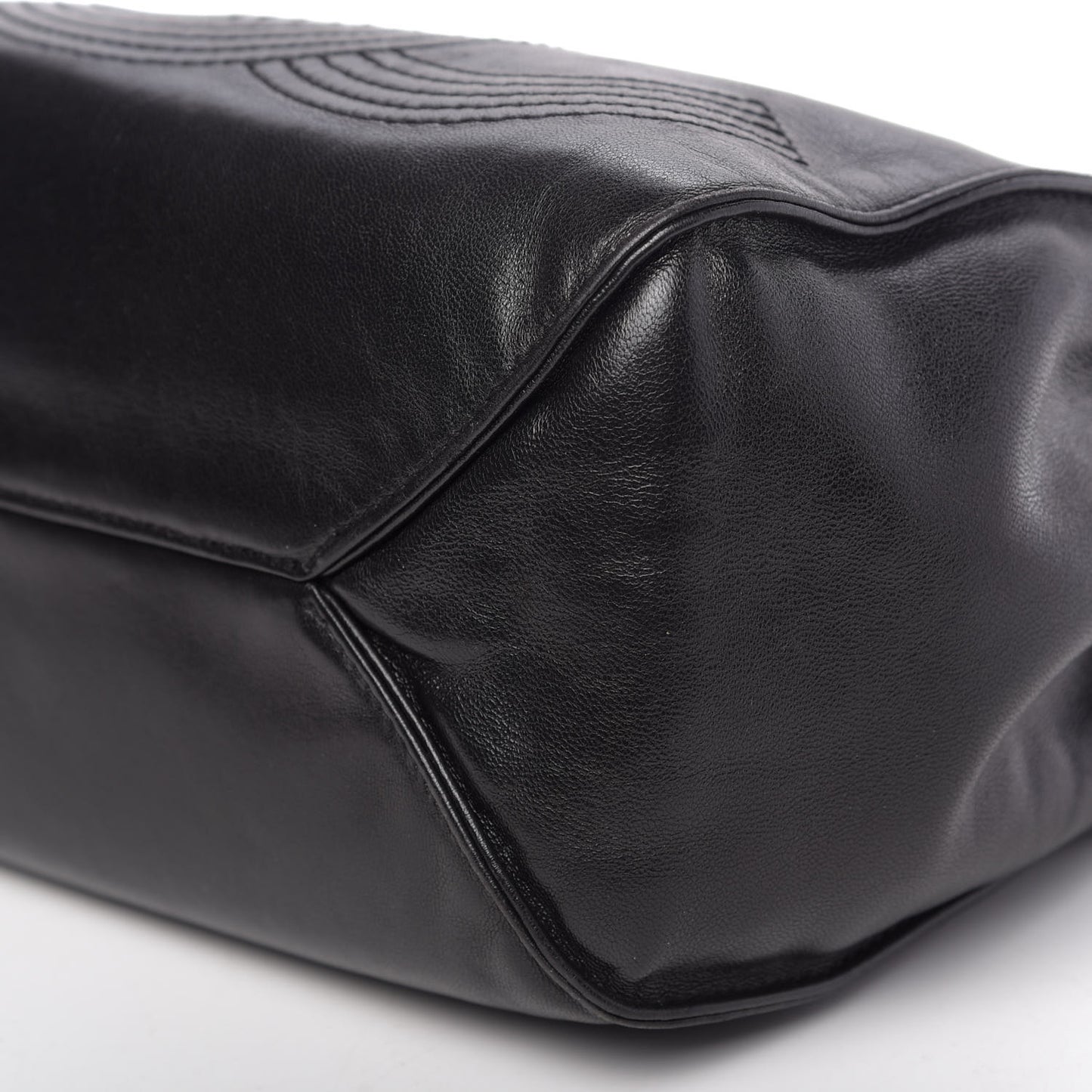 Lambskin CC Shoulder Bag Black