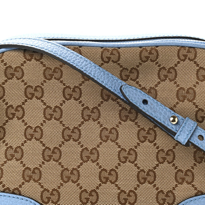 Gucci Monogram Mini Bree Messenger Bag Beige Mineral Blue 9 of 14
