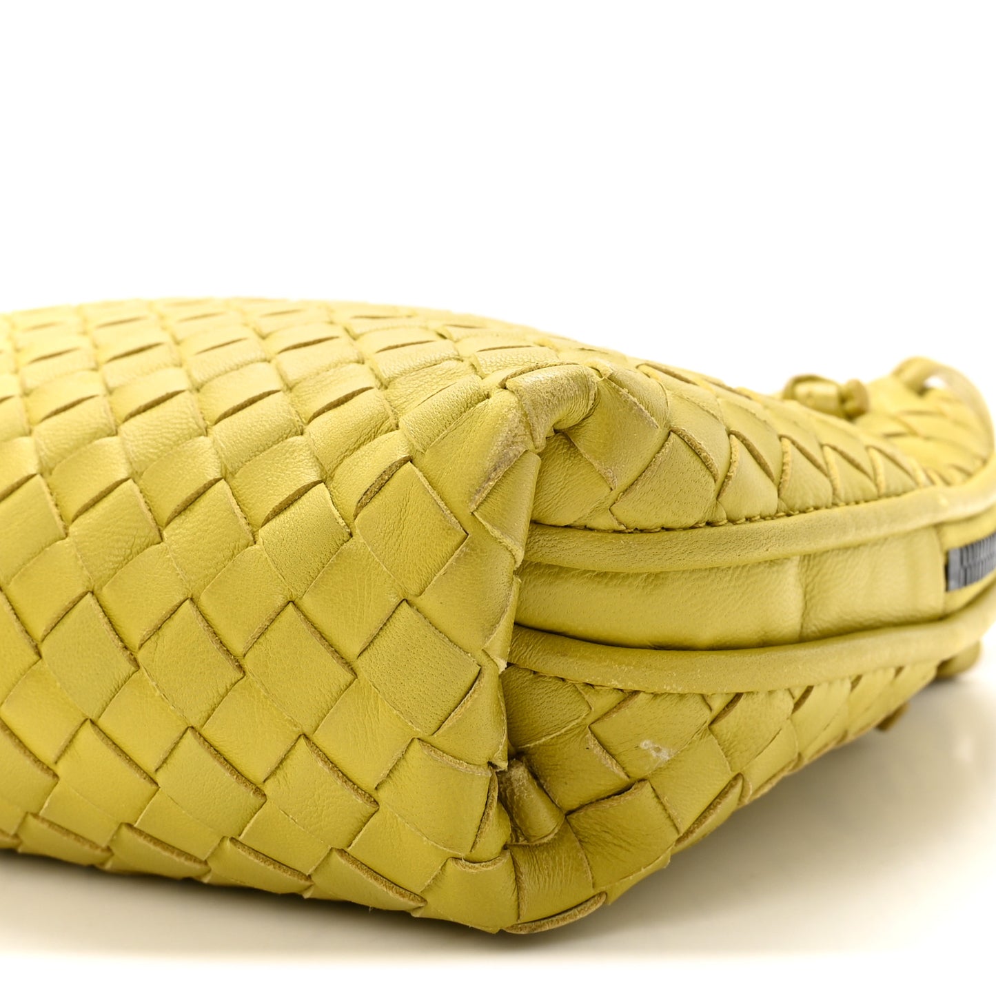Nappa Intrecciato Nodini Crossbody Messenger Green