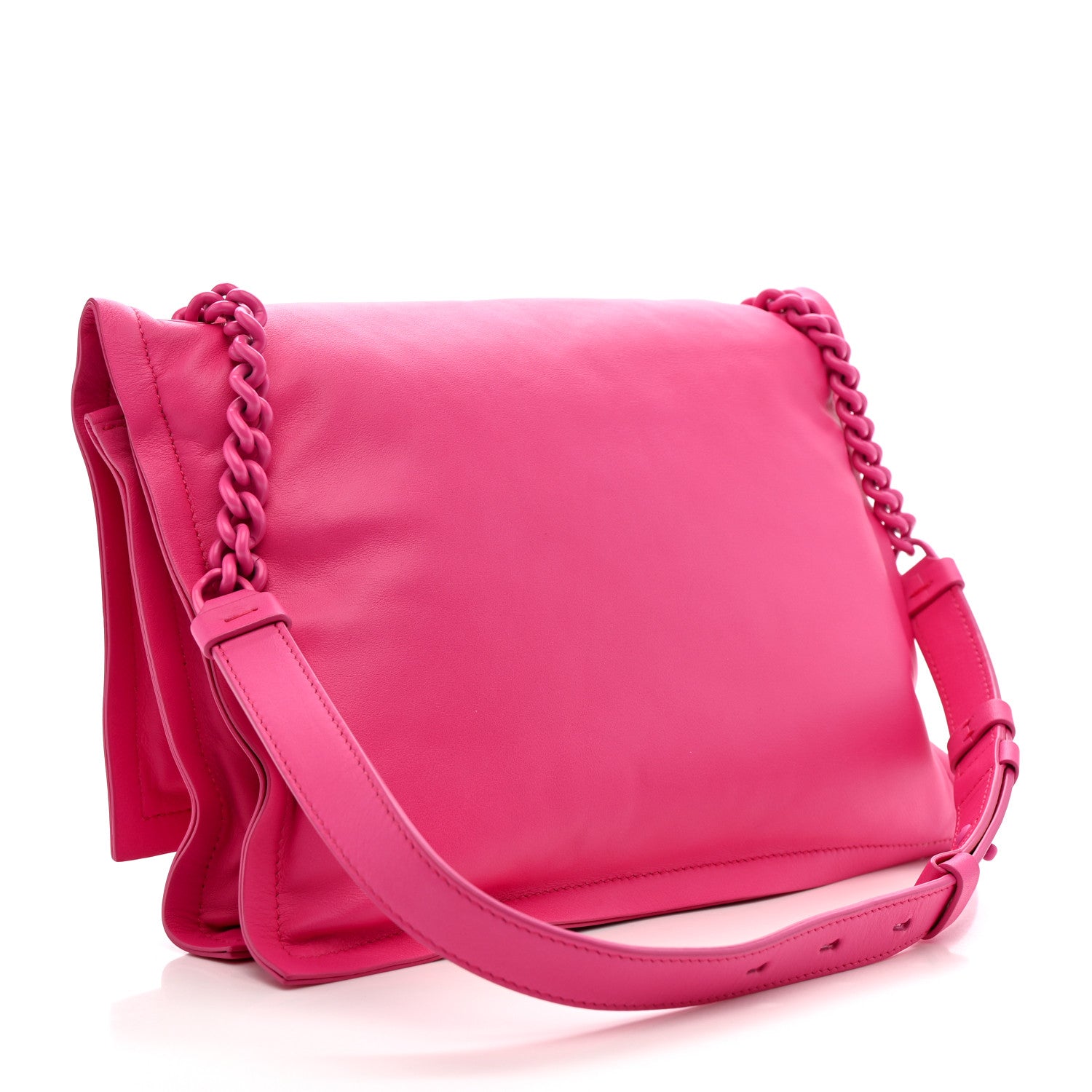 Salvatore Ferragamo Calfskin Small Viva Bow Shoulder Bag Hot Pink 3 of 11