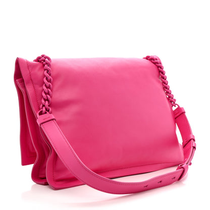Salvatore Ferragamo Calfskin Small Viva Bow Shoulder Bag Hot Pink 3 of 11