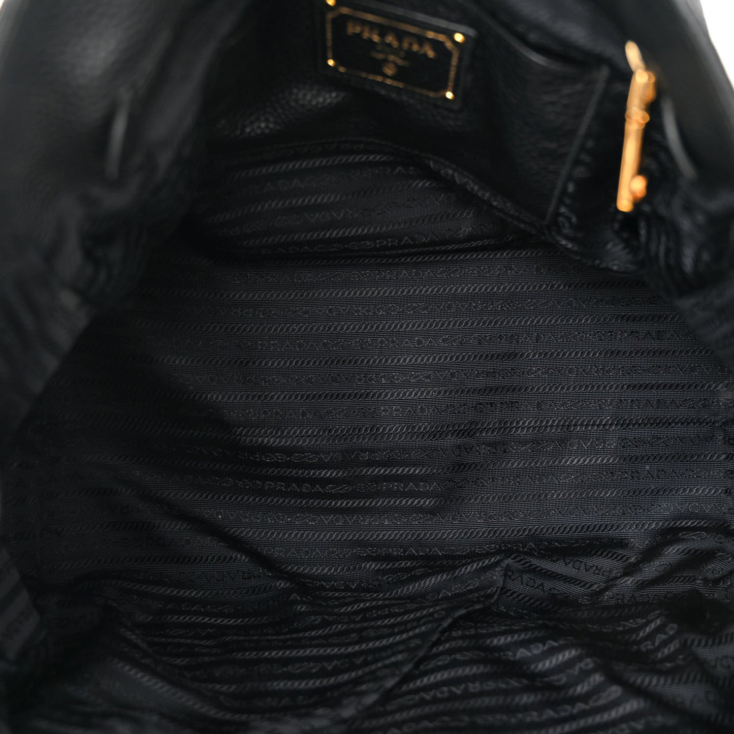 Vitello Daino Shopping Satchel Black