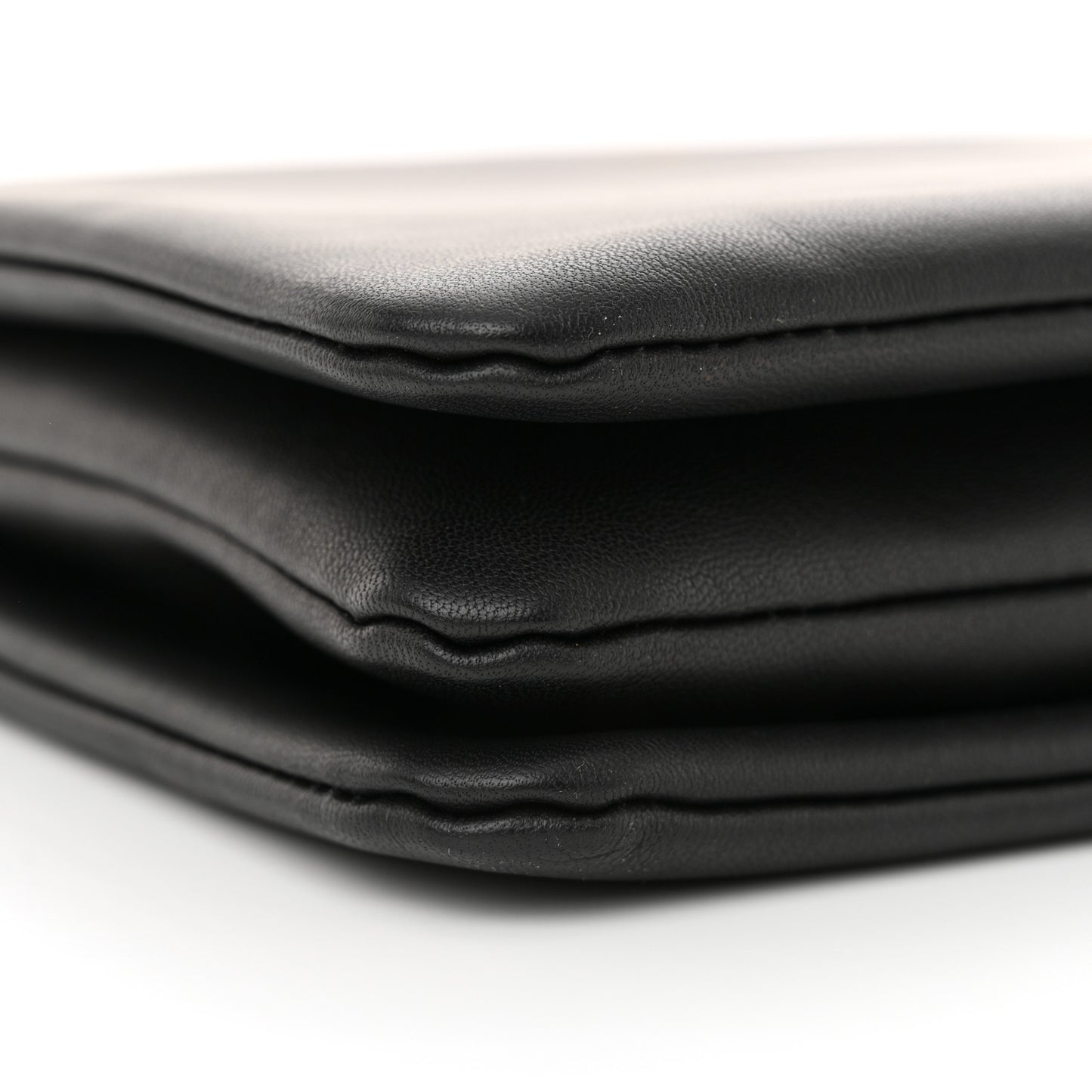 Lambskin Large Trio Crossbody Bag Black