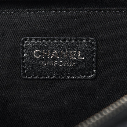 Chanel Grained Calfskin Quilted Waist Belt Bag Black 5 of 9