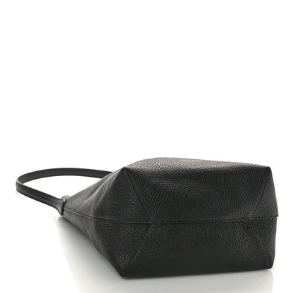 Mansur Gavriel Pebbled Calfskin Everyday Cabas Black 4 of 9