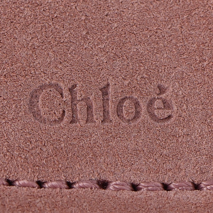 Chloe Suede Calfskin Mini Faye Backpack Washed Pink 12 of 14