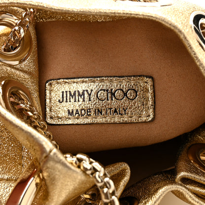 Jimmy Choo Metallic Nappa Micro Bon Bon Bag Gold 6 of 10