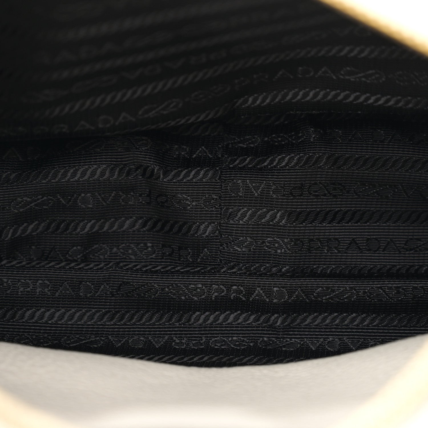 Prada Vitello Phenix Zippered Messenger Hobo White 5 of 10