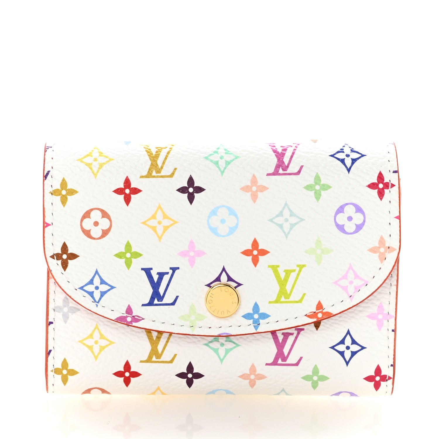 Louis Vuitton LV X TM Monogram Multicolor Rosalie Coin Purse White Kawaii Pink 1 of 7