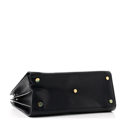 Saint Laurent Calfskin Large Sac de Jour Carryall Navy 4 of 12