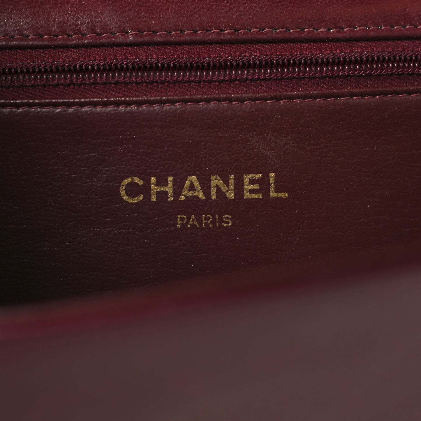 Lambskin Quilted Small Single Flap Bordeaux