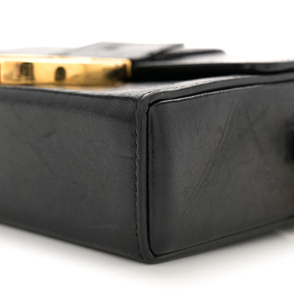 Christian Dior Crackled Lambskin 30 Montaigne Box Bag Black 10 of 14