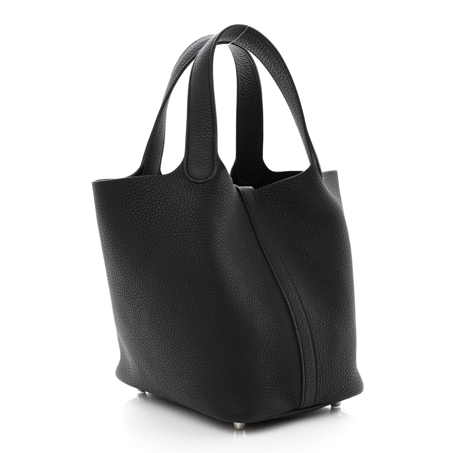 Hermes Taurillon Clemence Picotin Lock 18 PM Black 3 of 10