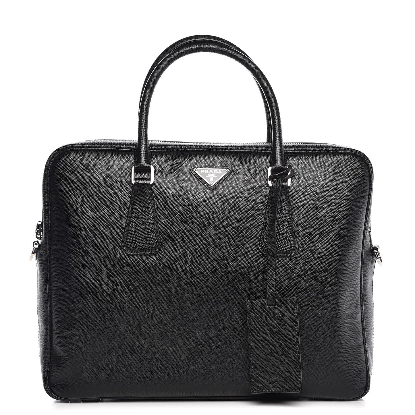 Saffiano Travel Briefcase Nero Black