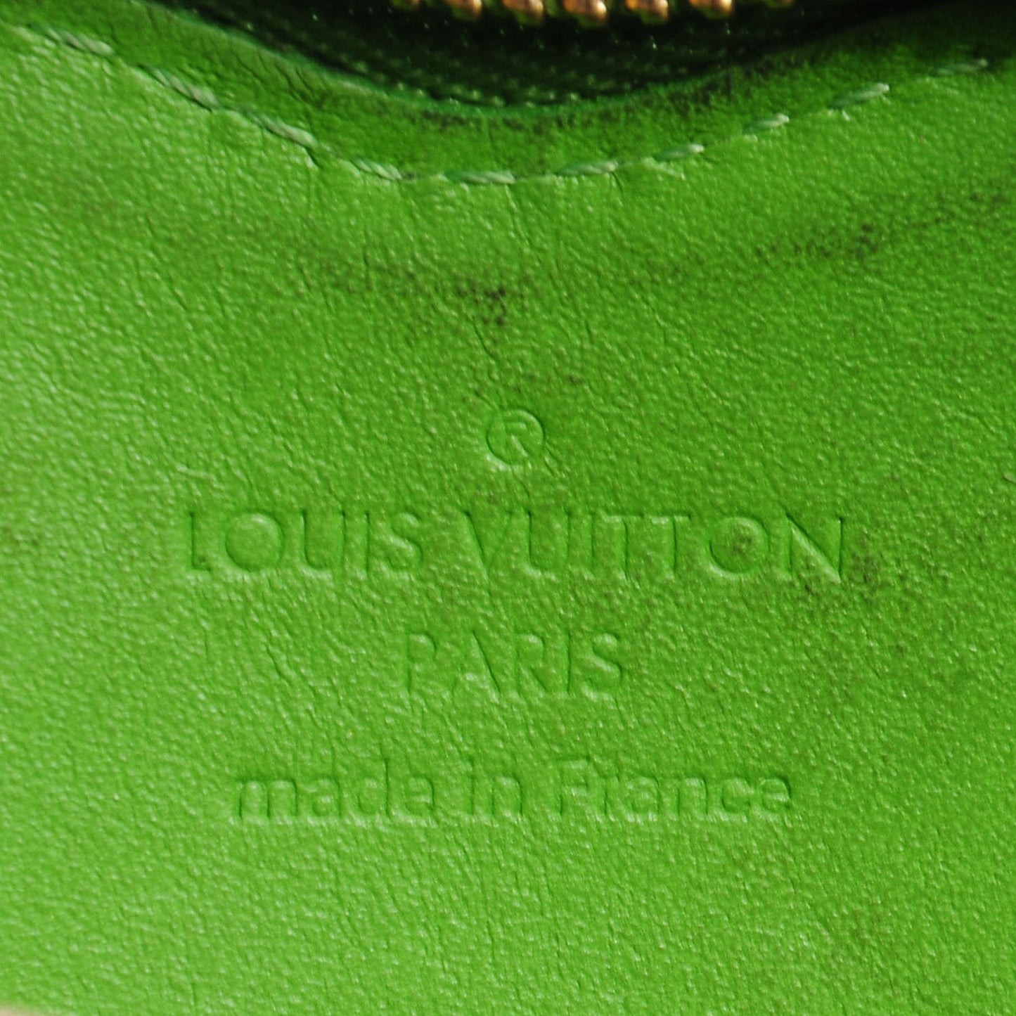 Vernis Heart Coin Purse Vert Tonic
