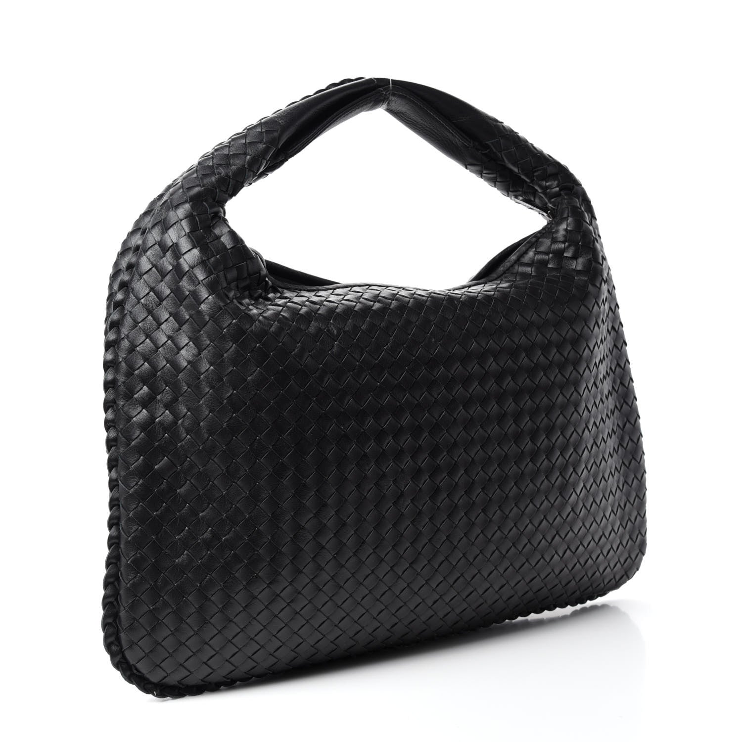 Bottega Veneta Nappa Intrecciato Large Veneta Hobo Black 4 of 12