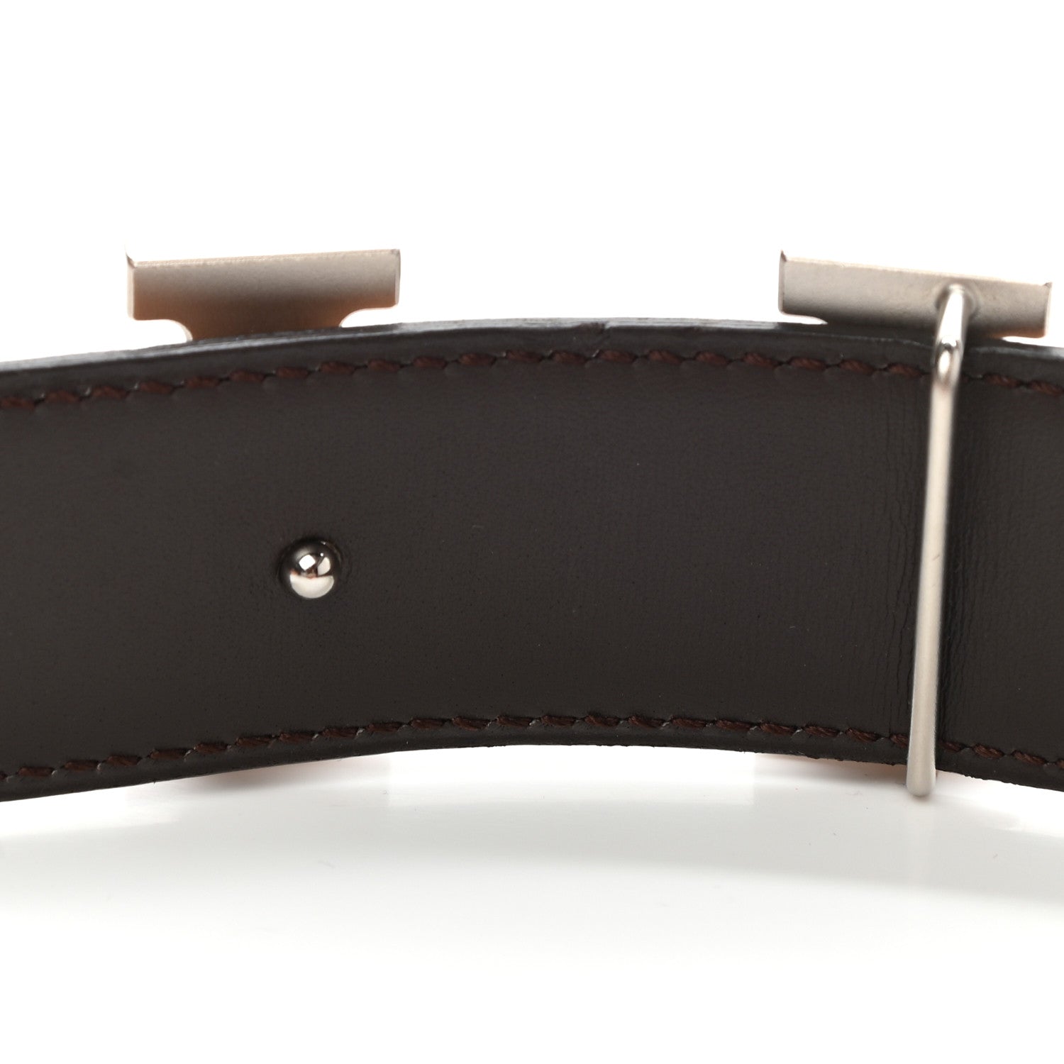 Hermes Box Togo 32mm H Belt 80 Black Gold 6 of 7
