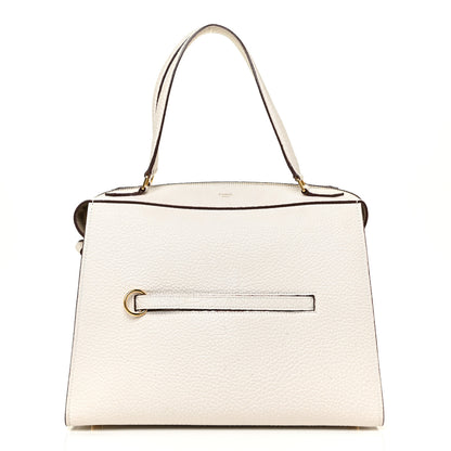 Celine Bullhide Calfskin Medium Ring Bag White 1 of 22
