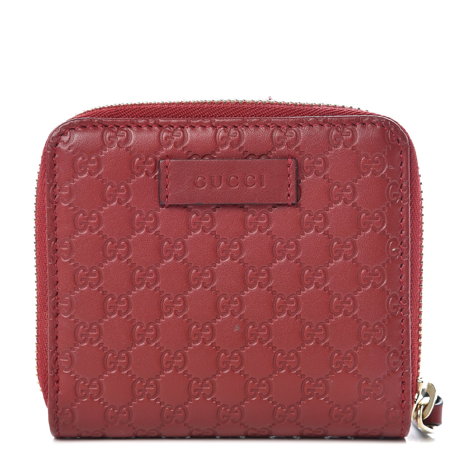 Gucci Microguccissima Compact Wallet Red 1 of 8