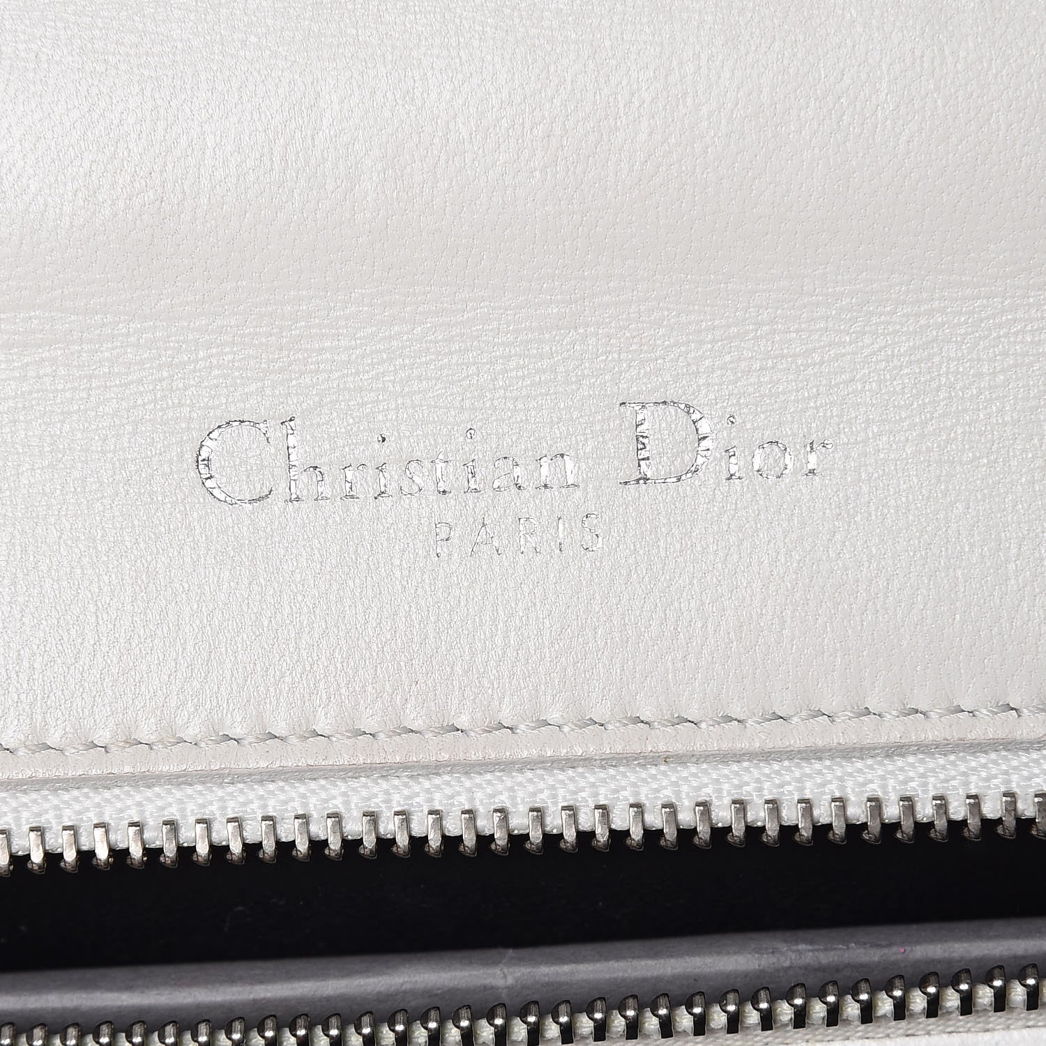 Christian Dior Lambskin Crystal Studded Small Diorama Flap Bag Off White 6 of 21