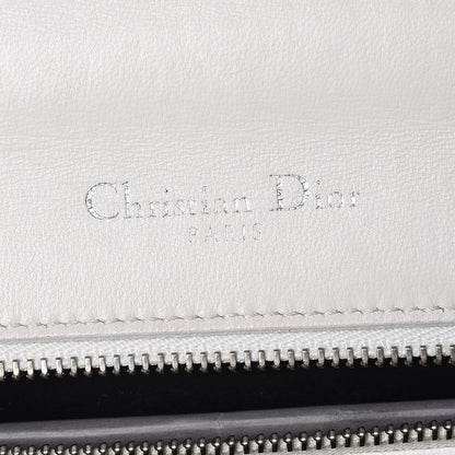 Christian Dior Lambskin Crystal Studded Small Diorama Flap Bag Off White 6 of 21