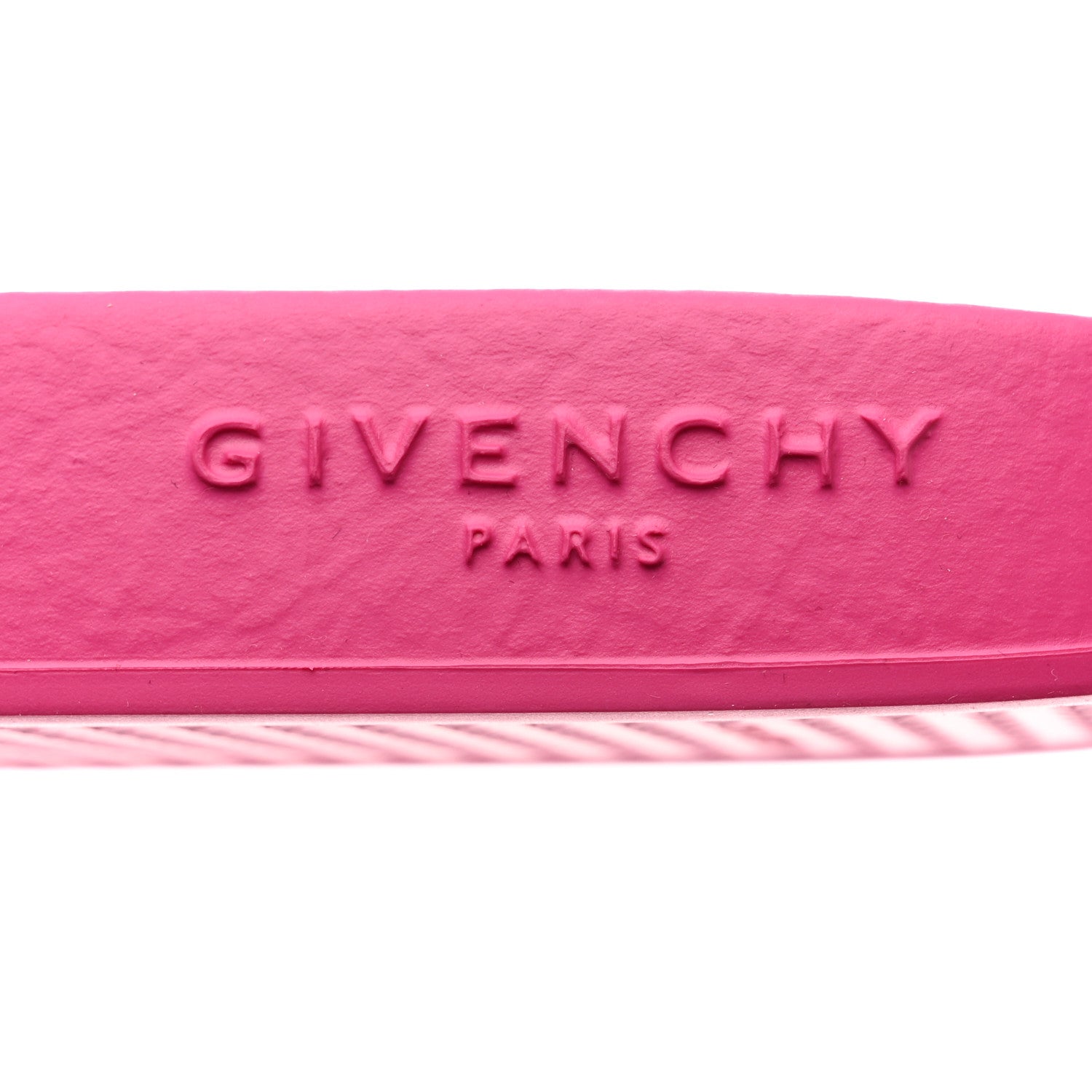 Givenchy Rubber Womens Logo Womens Pool Slides 36 Sandals Pink 10 of 12
