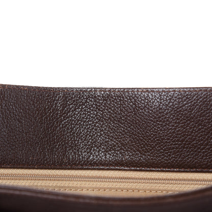 Chanel Calfskin Cerf Executive Shopper Tote Brown 18 of 28