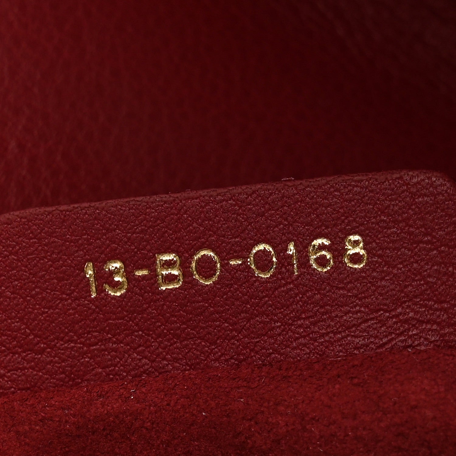 Christian Dior Calfskin Studded Small Diorama Flap Bag Burgundy 7 of 14