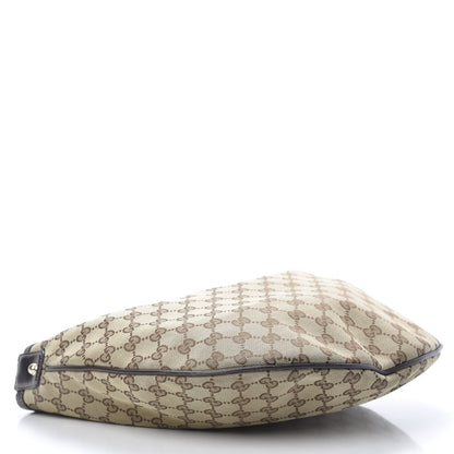 Gucci Monogram Medium Wave Hobo Dark Brown 4 of 11