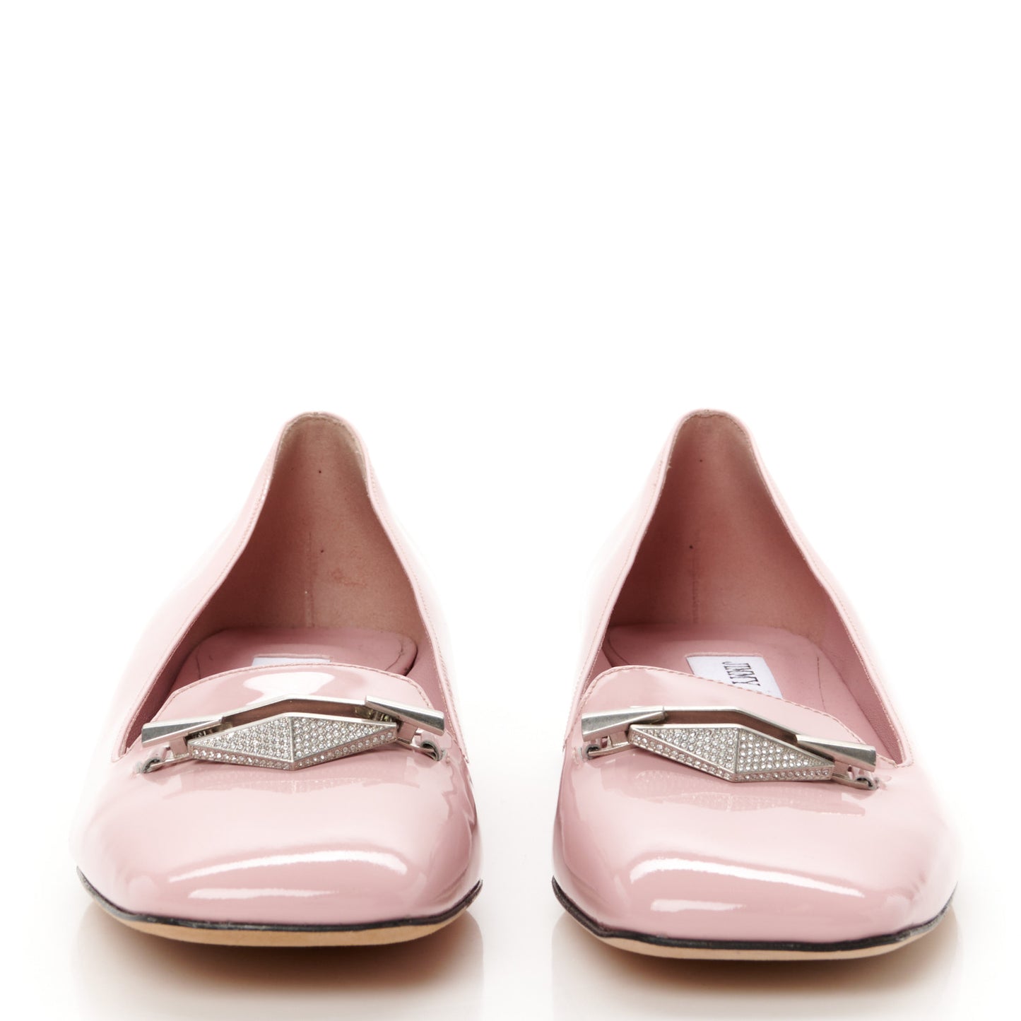 Patent Crystal Flats 37 Pink