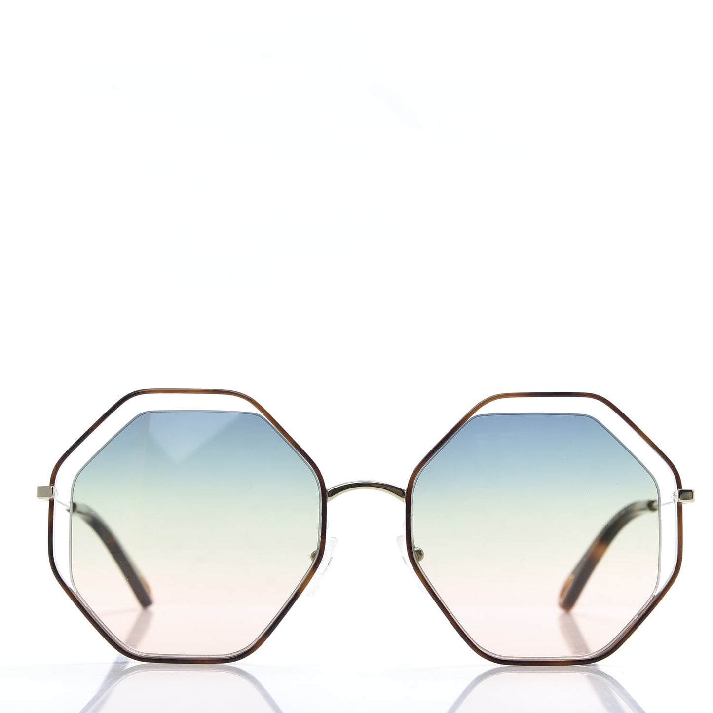 Poppy Geometric Sunglasses CE132S Havana Brown