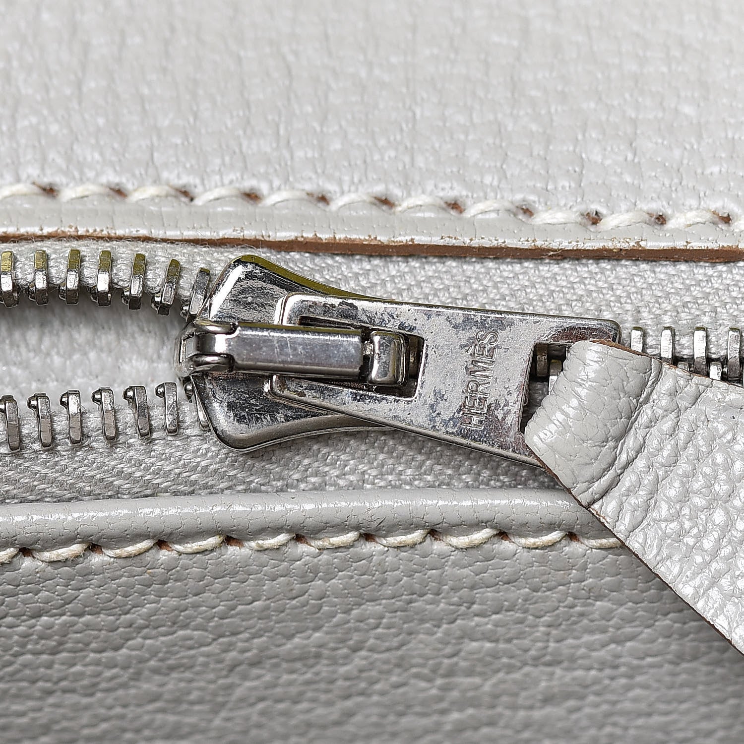 Hermes Epsom Candy Birkin 35 Lime Gris Perle 14 of 33