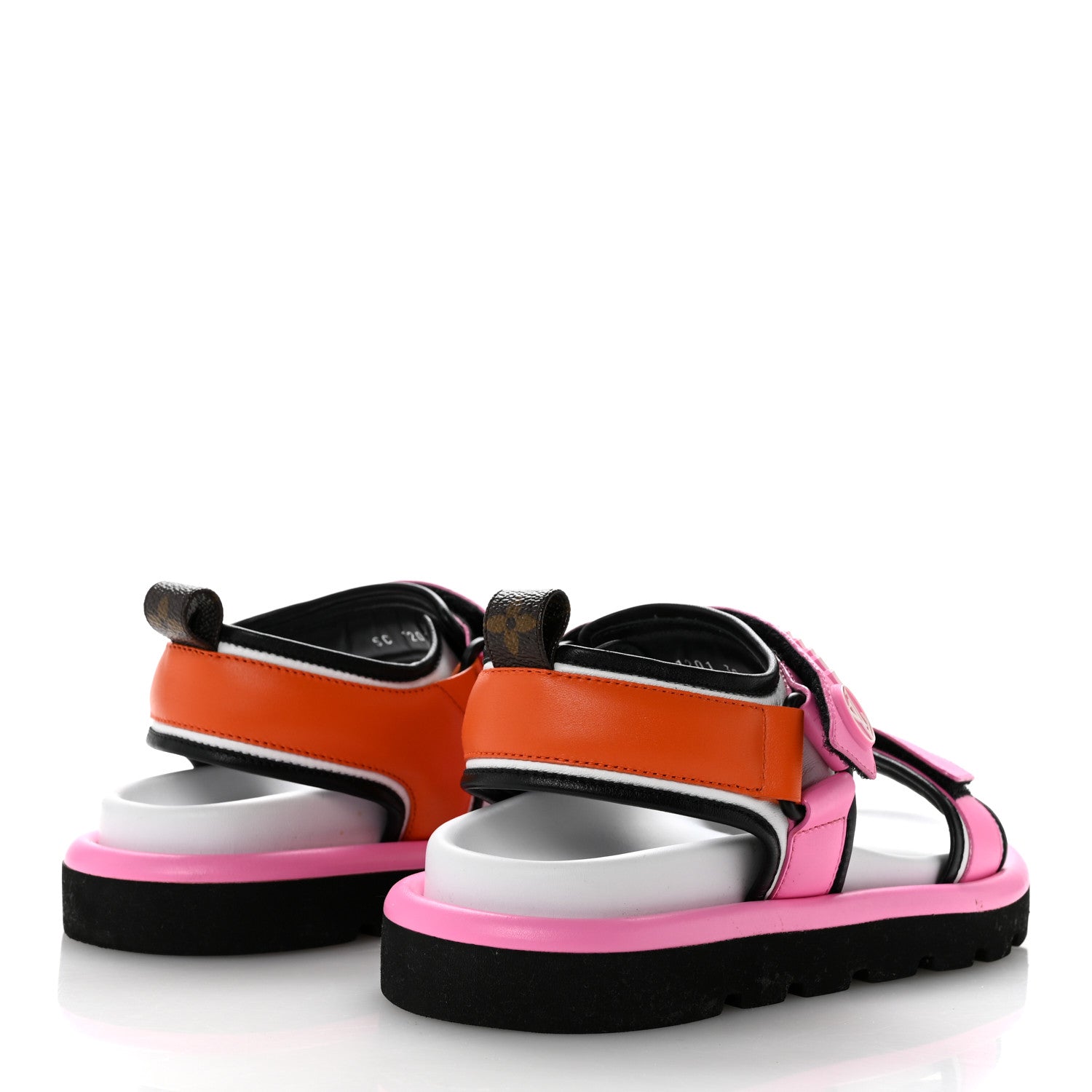 Louis Vuitton Calfskin Pool Pillow Flat Comfort Sandals 38 Rose Pop Pink 5 of 9