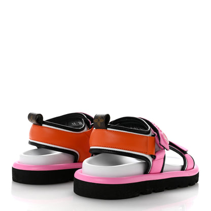 Louis Vuitton Calfskin Pool Pillow Flat Comfort Sandals 38 Rose Pop Pink 5 of 9