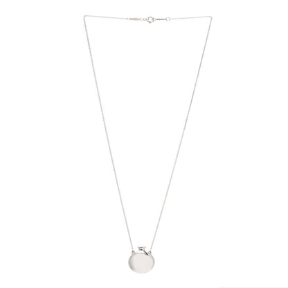 Tiffany Sterling Silver Elsa Peretti Bottle Pendant Necklace 3 of 8