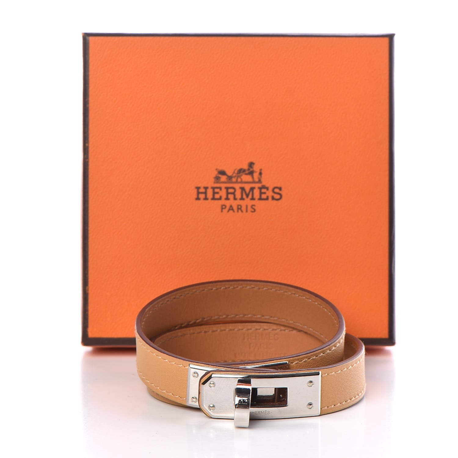 Hermes Swift Kelly Double Tour Bracelet S Curry 6 of 6