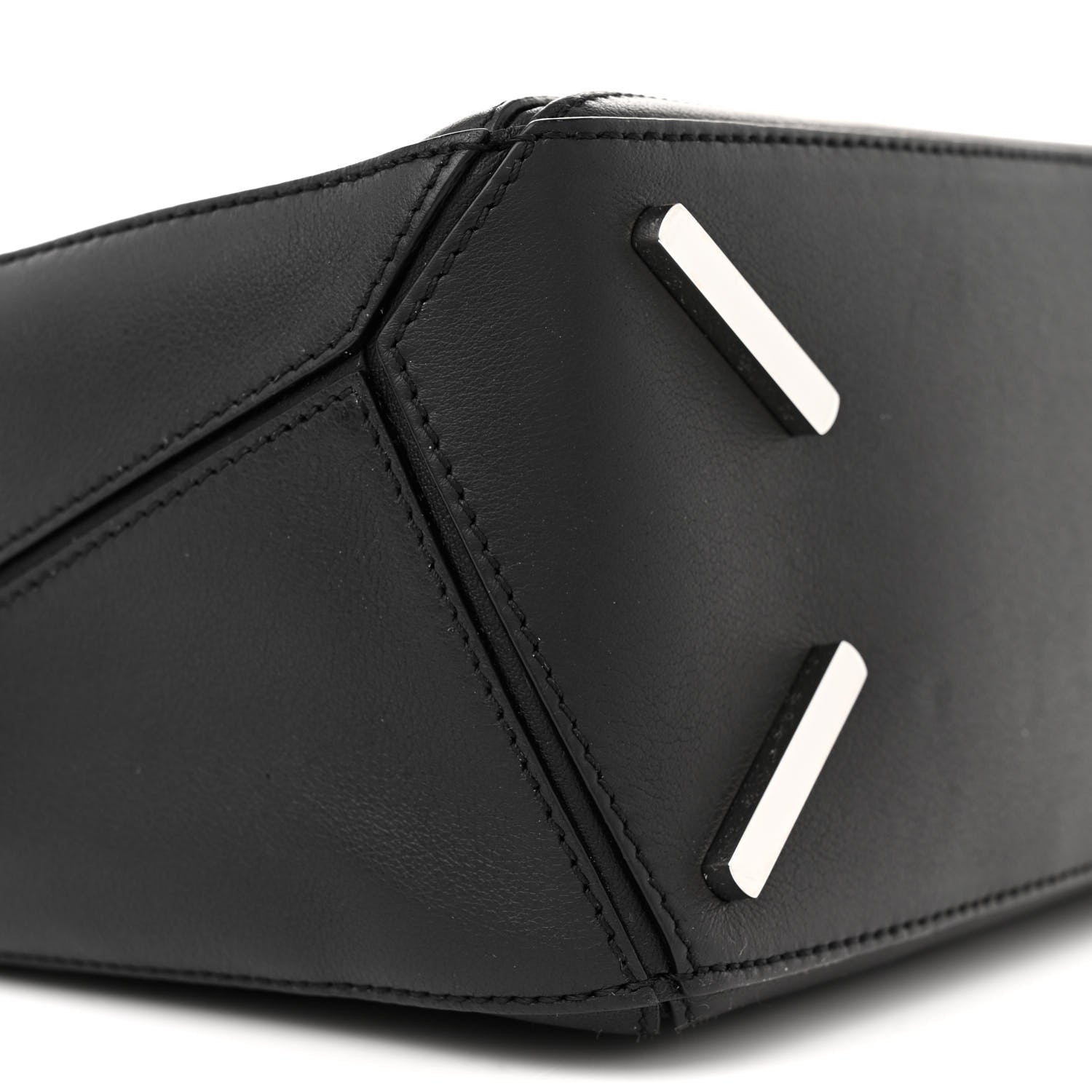 Loewe Calfskin Small Puzzle Bag Black 8 of 10