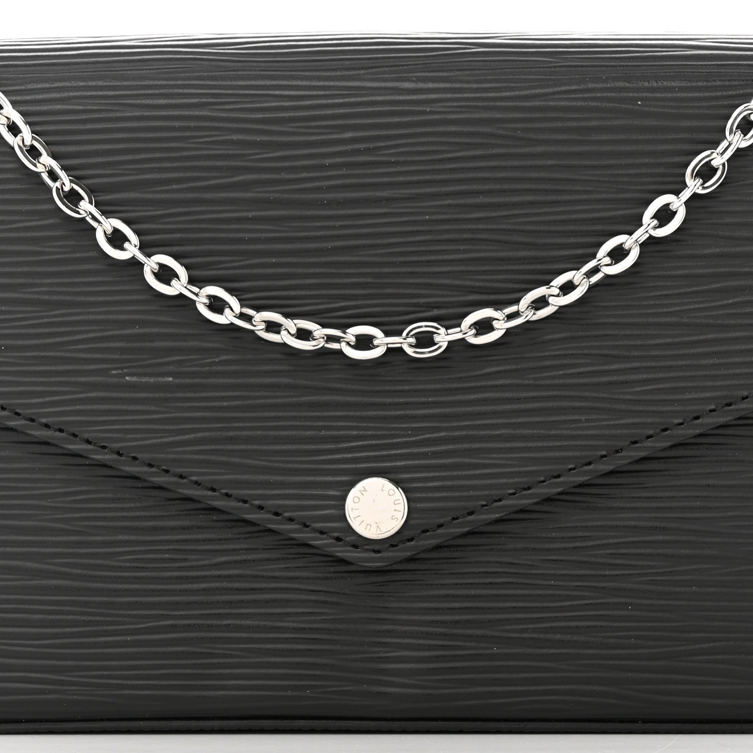 Louis Vuitton Epi Pochette Felicie Black 8 of 13