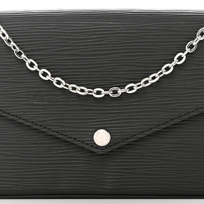 Louis Vuitton Epi Pochette Felicie Black 8 of 13
