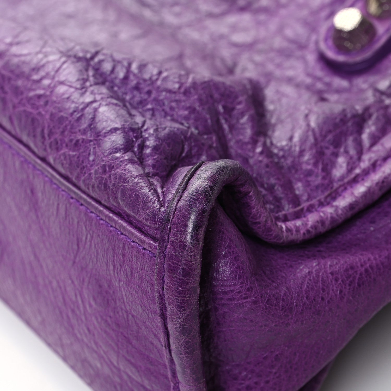 Balenciaga Agneau Giant 12 Silver Hardware Mini City Ultraviolet 13 of 16