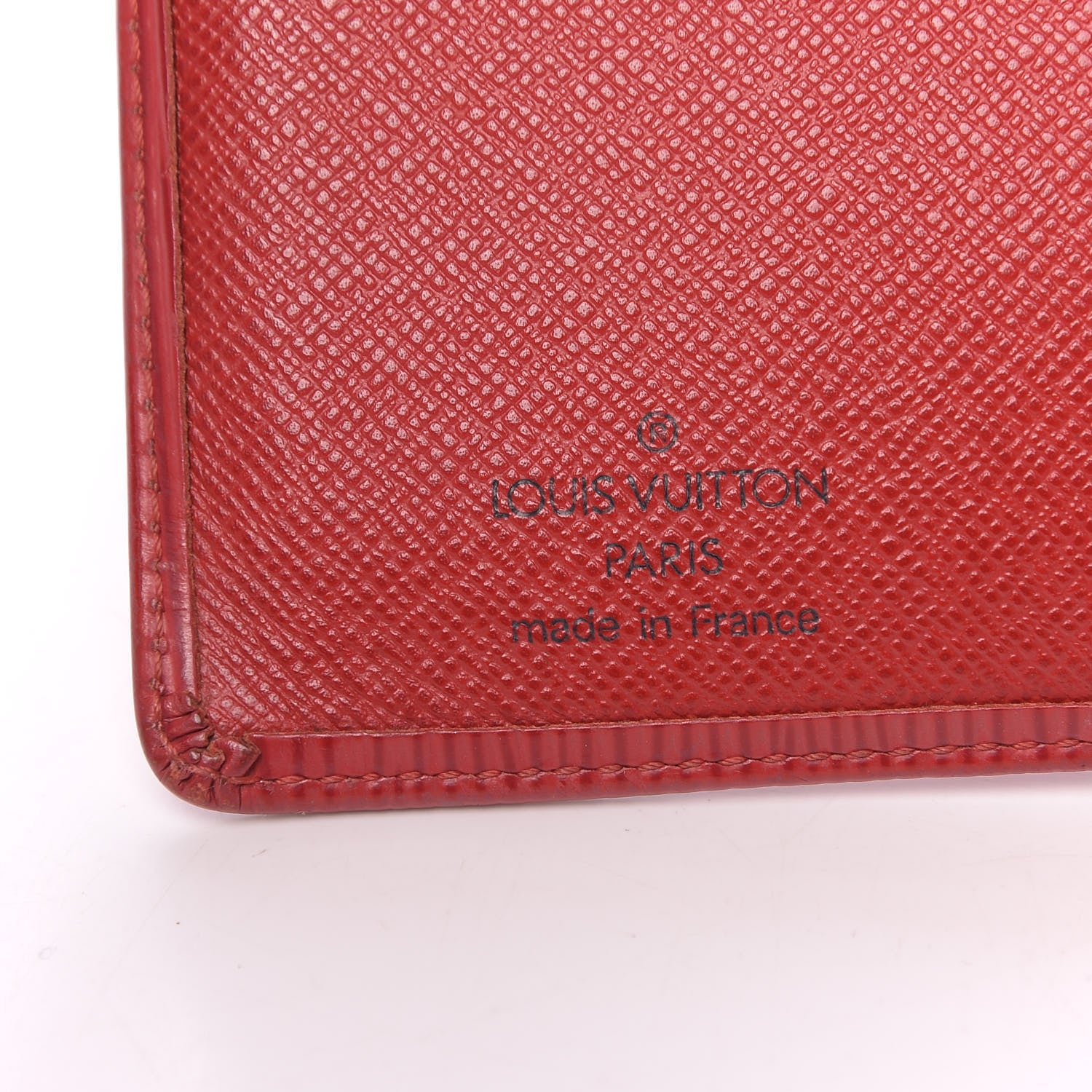 Louis Vuitton Epi French Purse Wallet Castillan Red 6 of 7