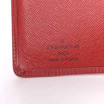 Louis Vuitton Epi French Purse Wallet Castillan Red 6 of 7