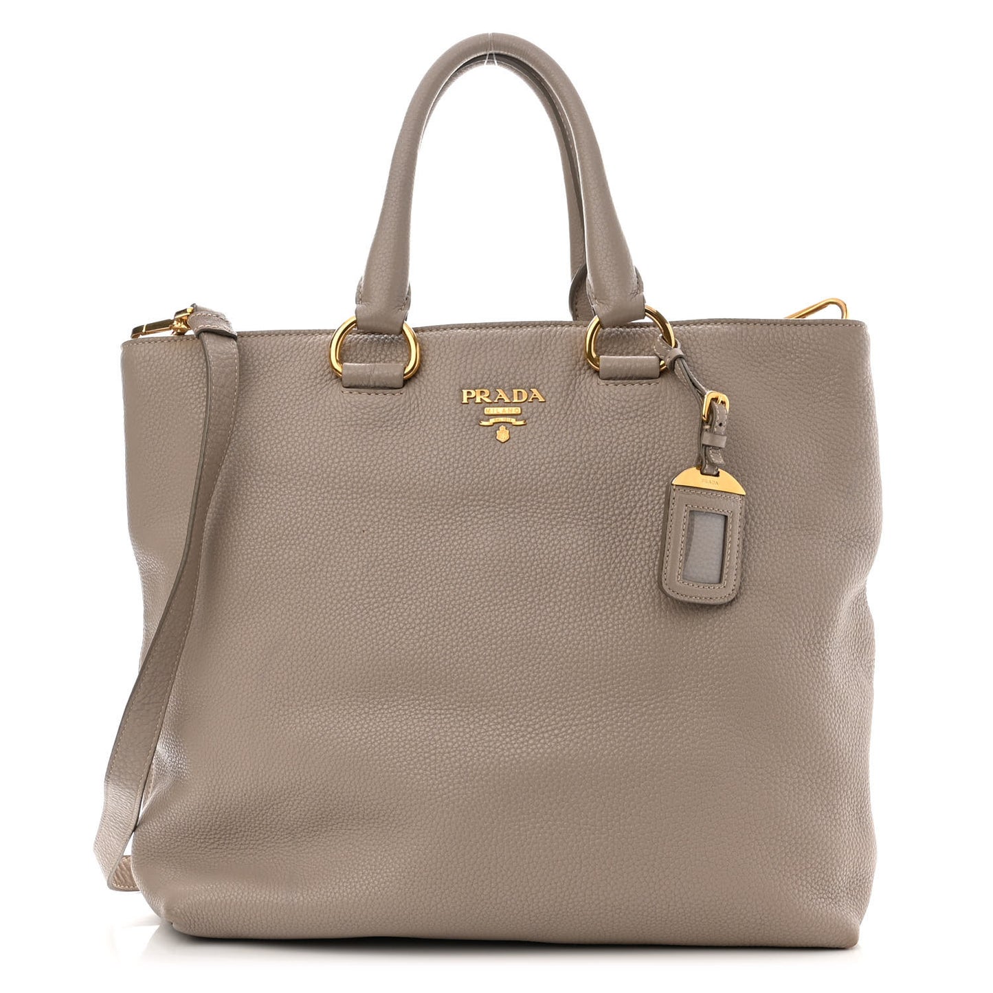 Vitello Daino Shopping Tote Pomice