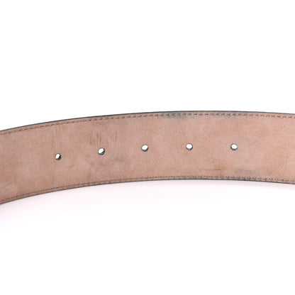 Gucci Guccissima Signature Interlocking G 40mm Belt 80 32 Black 4 of 7
