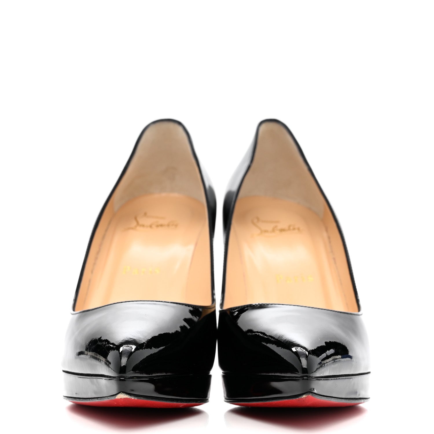 Christian Louboutin Patent Pigalle Plato 100 Pumps 36 Black 5 of 18