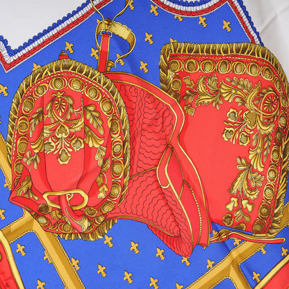 Hermes Silk Selles A Housse Scarf 90 4 of 9