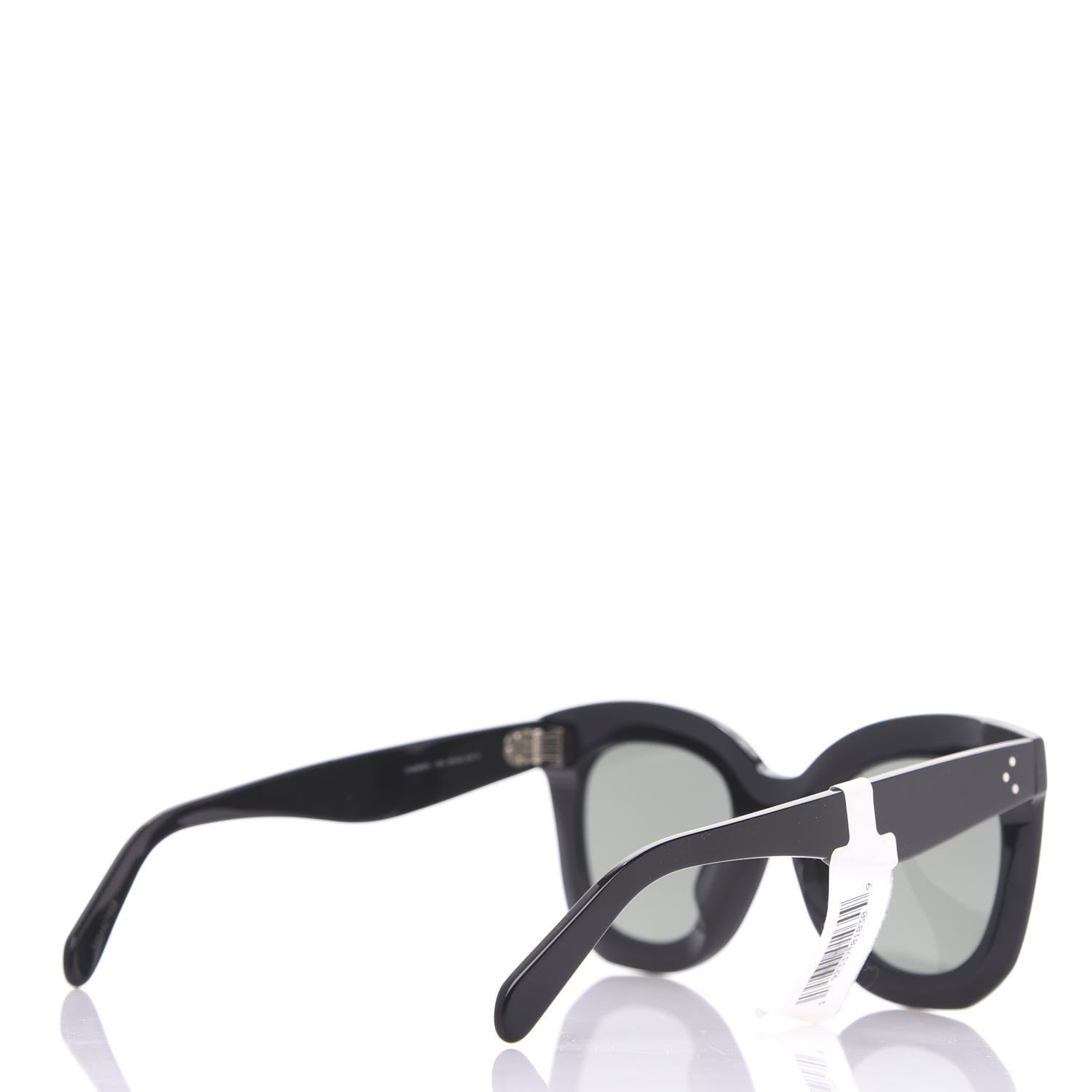 Celine Oversized Round Sunglasses CL4005FN Black 4 of 6