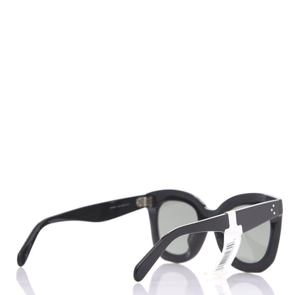 Celine Oversized Round Sunglasses CL4005FN Black 4 of 6