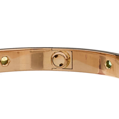 Cartier 18K Pink Gold Sapphire Garnet Amethyst LOVE Bracelet 18 7 of 11